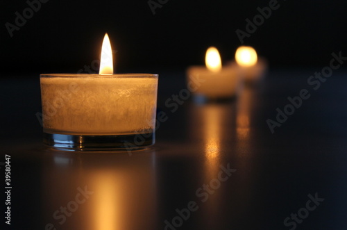 Candlelight and reflexion