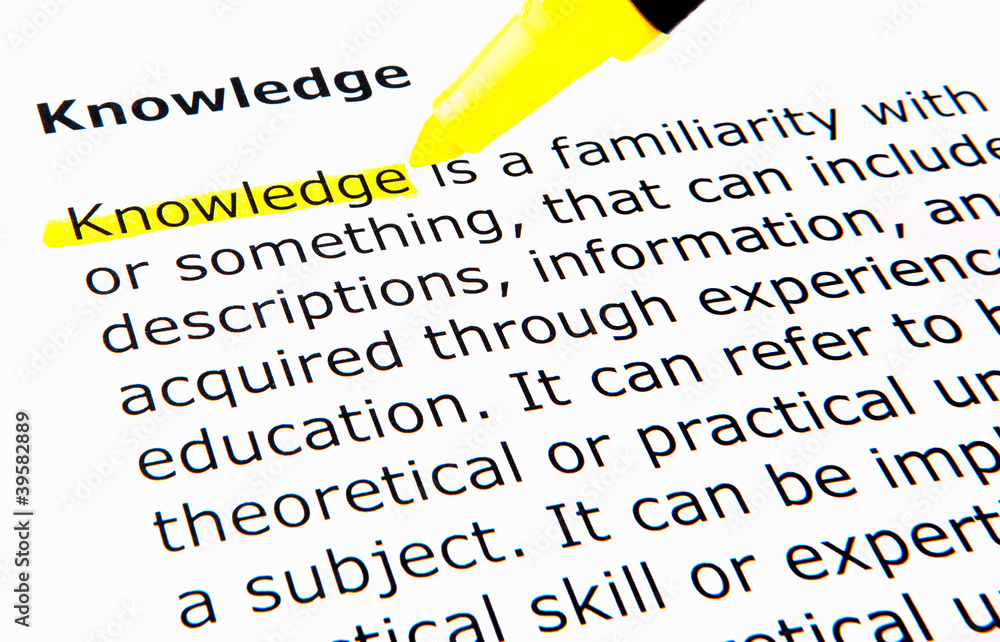 Obraz premium Knowledge