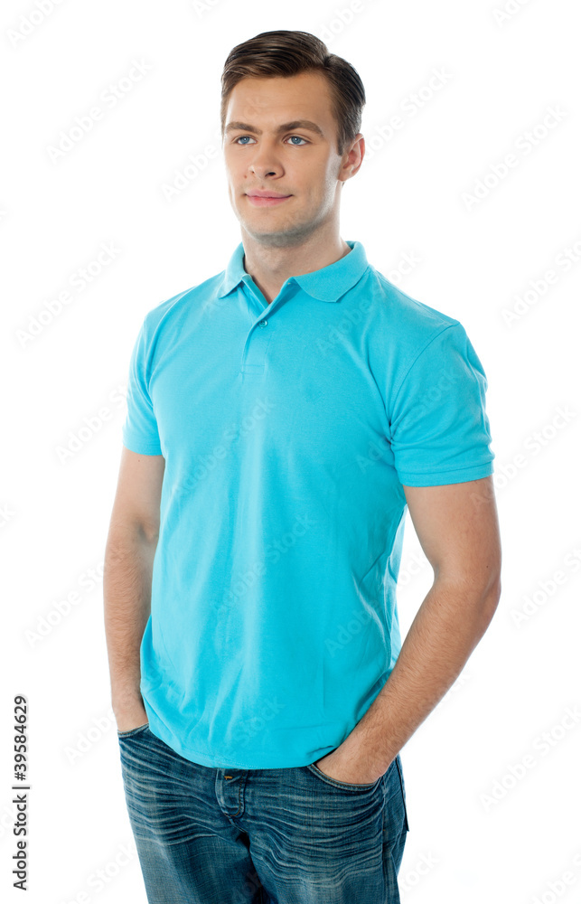 Portrait of a casual young man Portrait of a casual young man