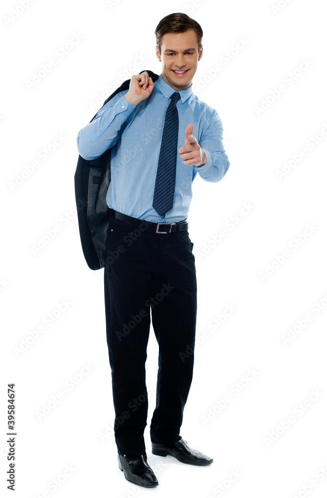 Portrait of professional handsome executive Portrait of professional handsome executive