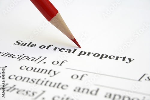 Sale of real property