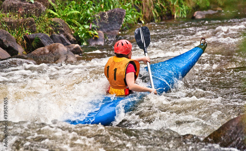 white water kayaking © clearviewstock
