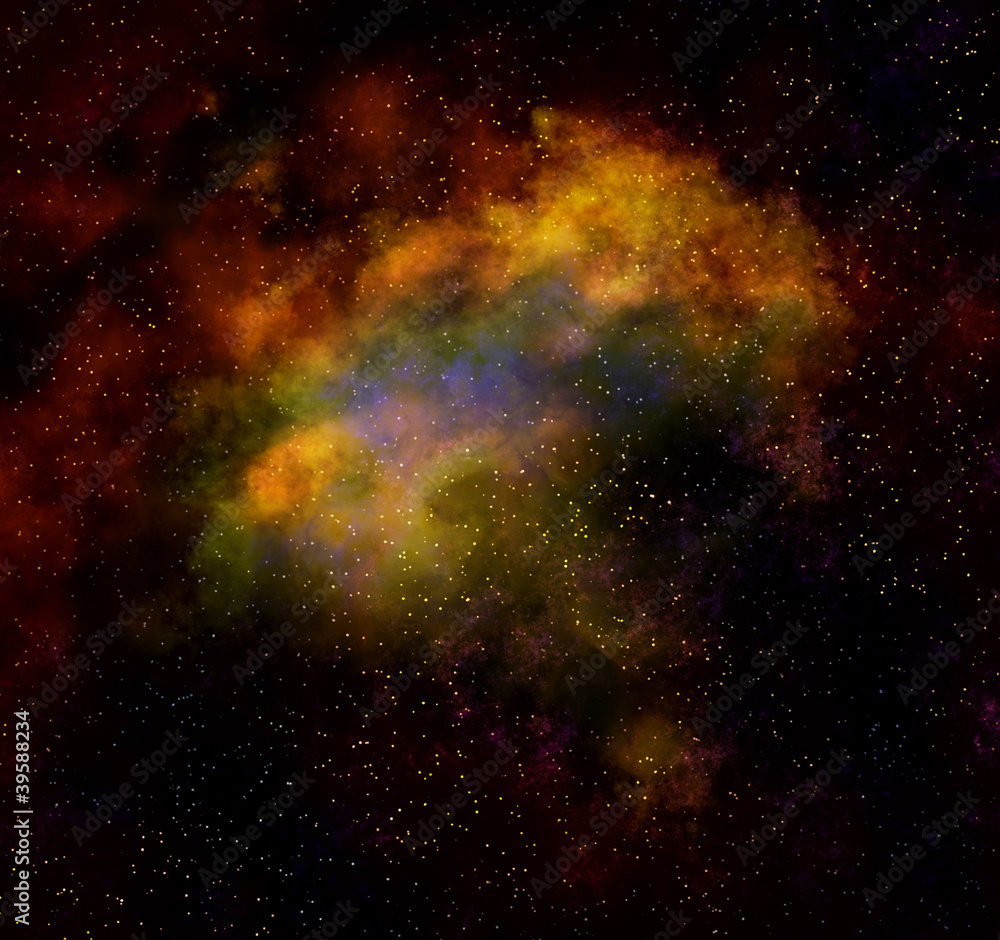 Obraz premium nebula cloud in outer space