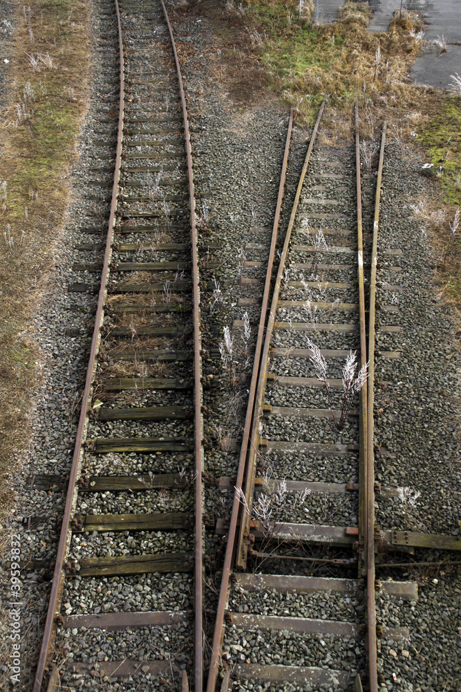 Naklejka premium Abstellgleis