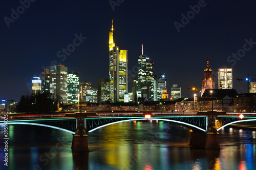 Frankfurt am Main  Germany at night