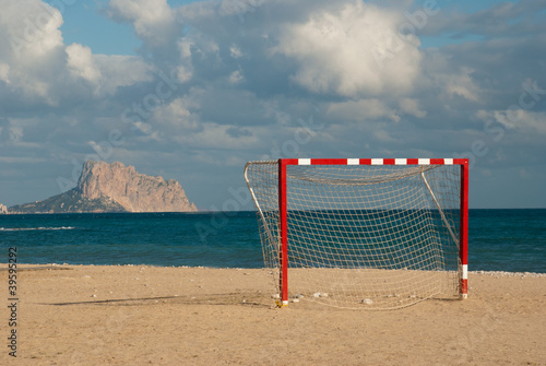 Beach soccer goal photo