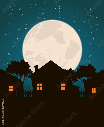 Homes In The Moonlight