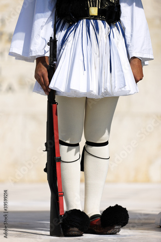 guardian of greek parliament photo