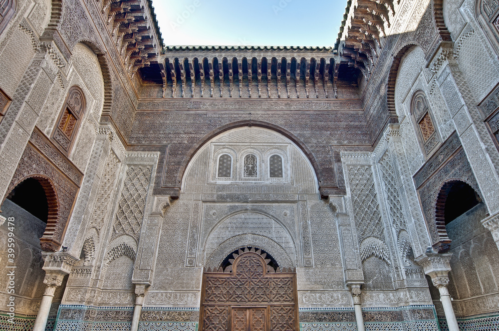 Misbahiya medersa at Fez, Morocco