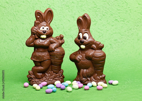 Chocolate Easter Bunnies 1