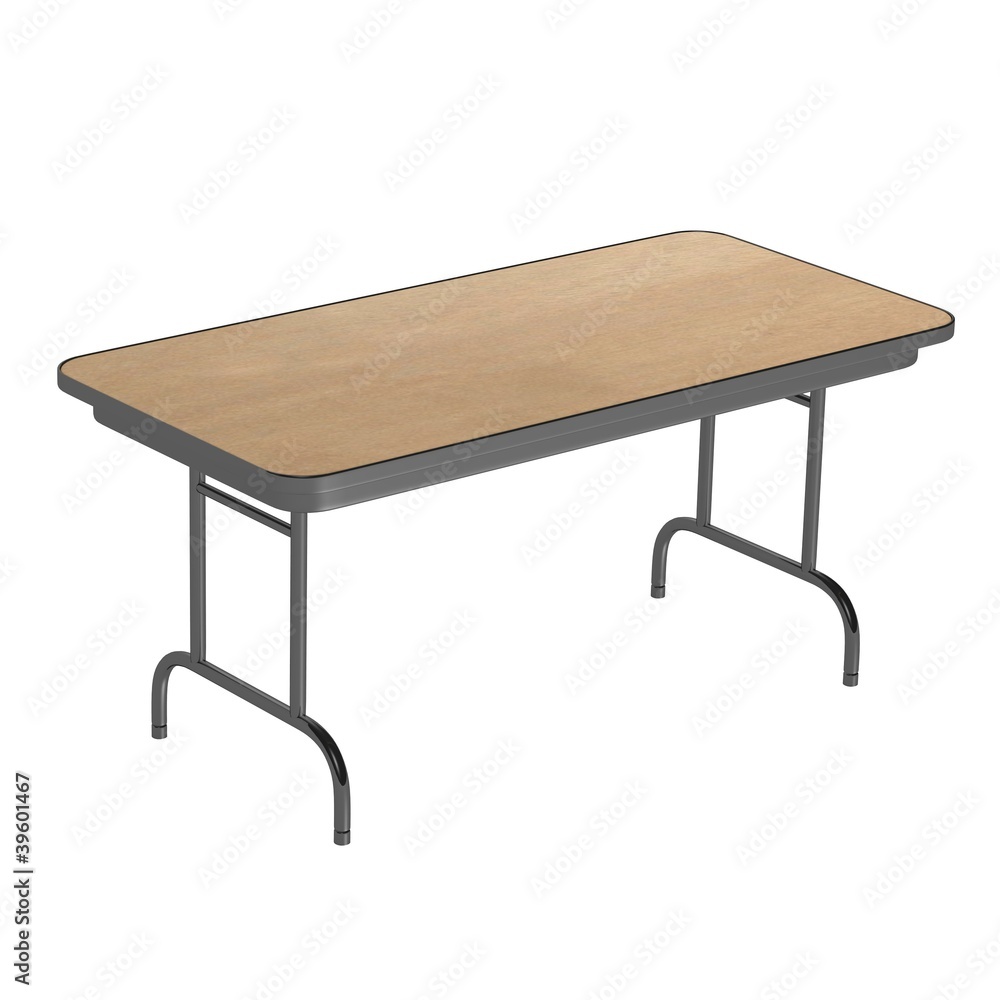 Fototapeta premium 3d render of school table