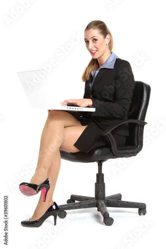 Frau im Büro
