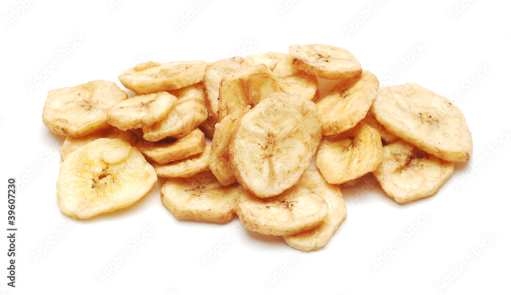 dry banana chips