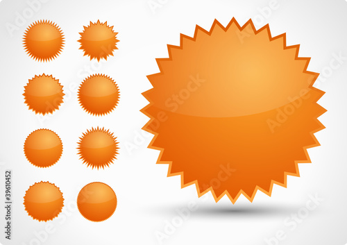 Button Set Orange