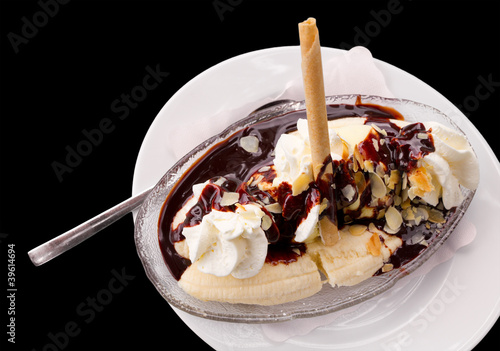 Obraz na płótnie banana split w salonie