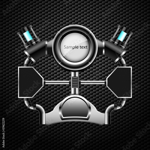 Industrial abstract background