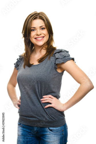 young happy woman