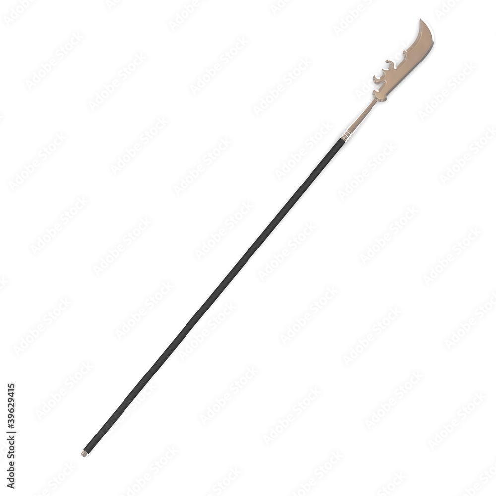 3d render of war spear 3d render of war spear