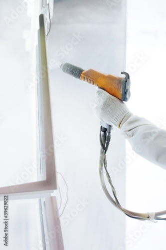 Industrial powder coating