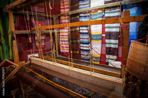 Handloom weaving