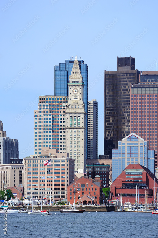 Obraz premium Boston skyscrapers