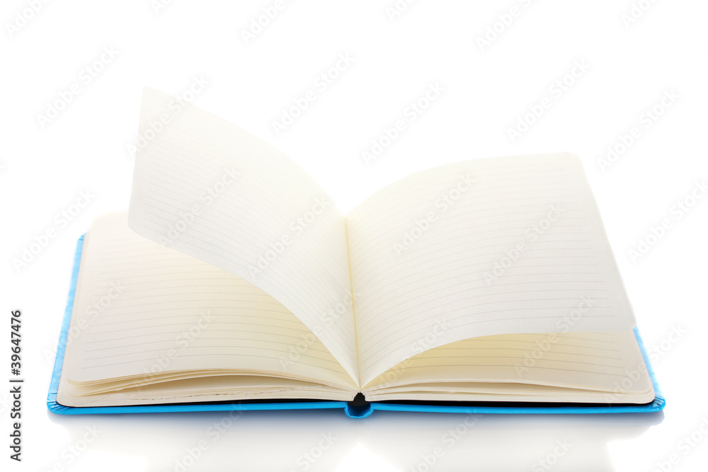 beautiful notebook isolated on white beautiful notebook isolated on white