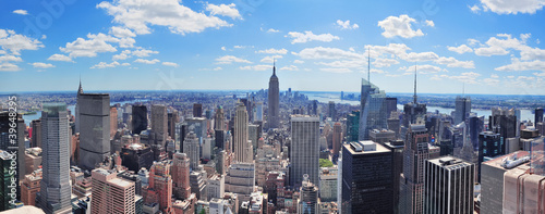 Panorama Nowego Jorku na Manhattanie