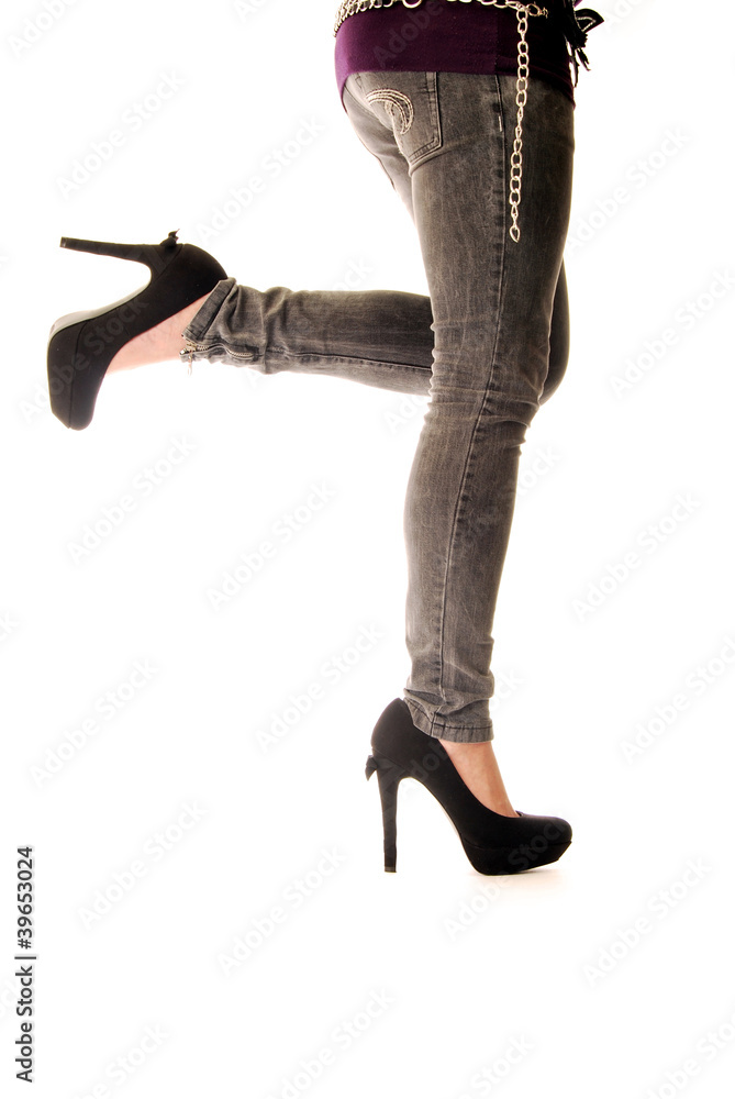 Jeans and high heels 008
