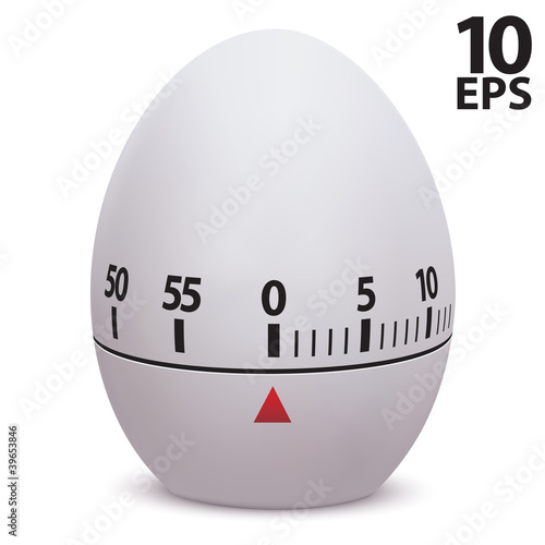 Egg timer. Vector illustration