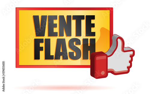 panneau promo : vente flash