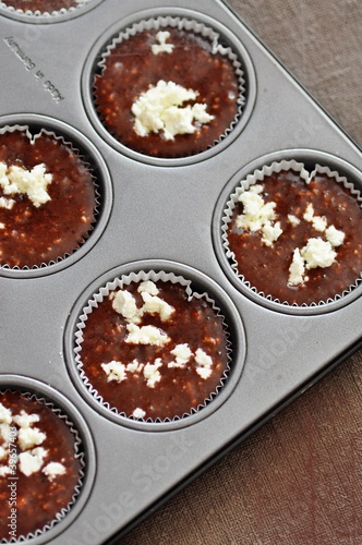 Fototapeta forma na muffiny