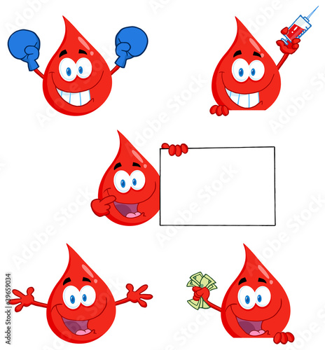 Blood Drops Characters