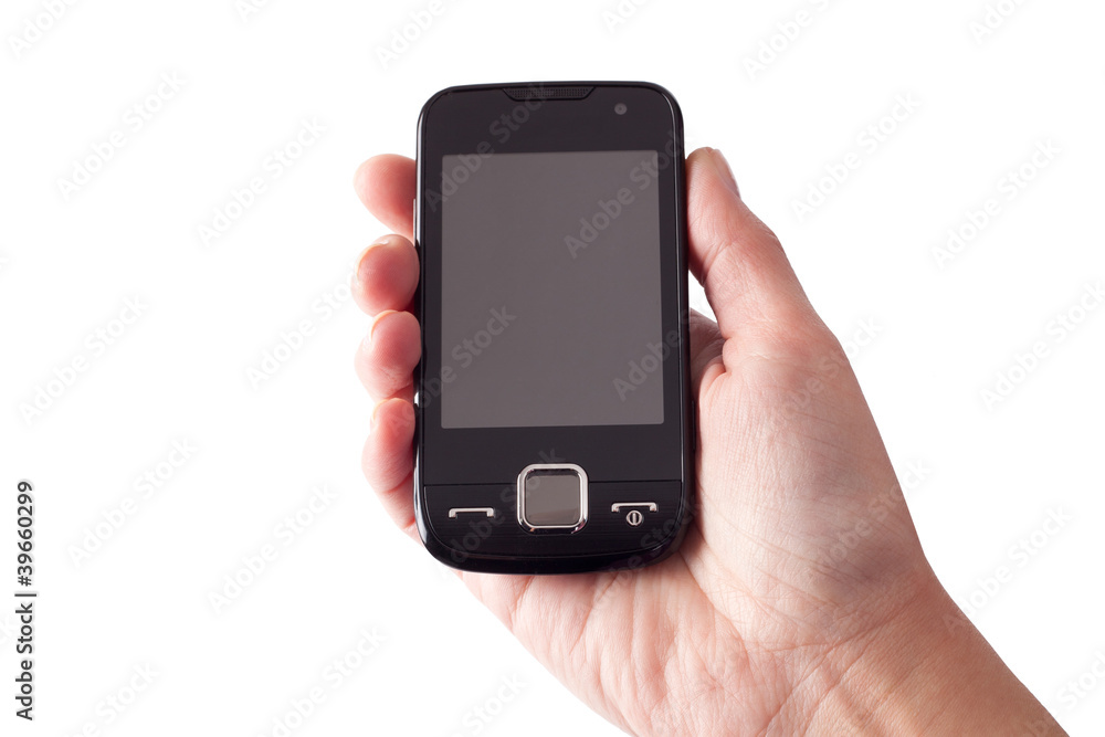 smart phone in hand isolated smart phone in hand isolated