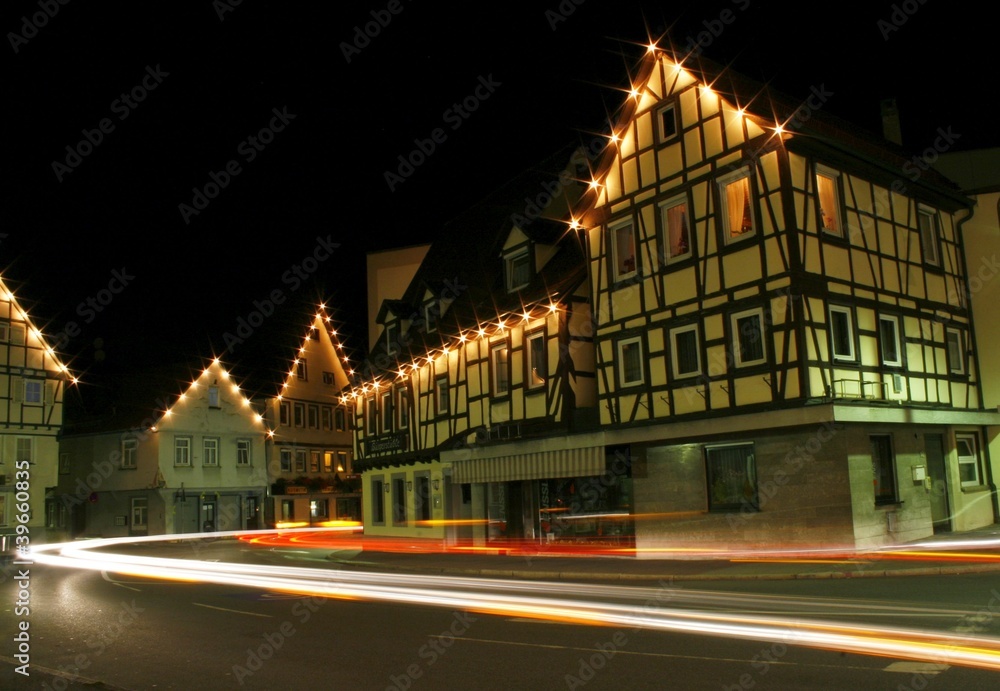Nachtszene in Baden-Württemberg