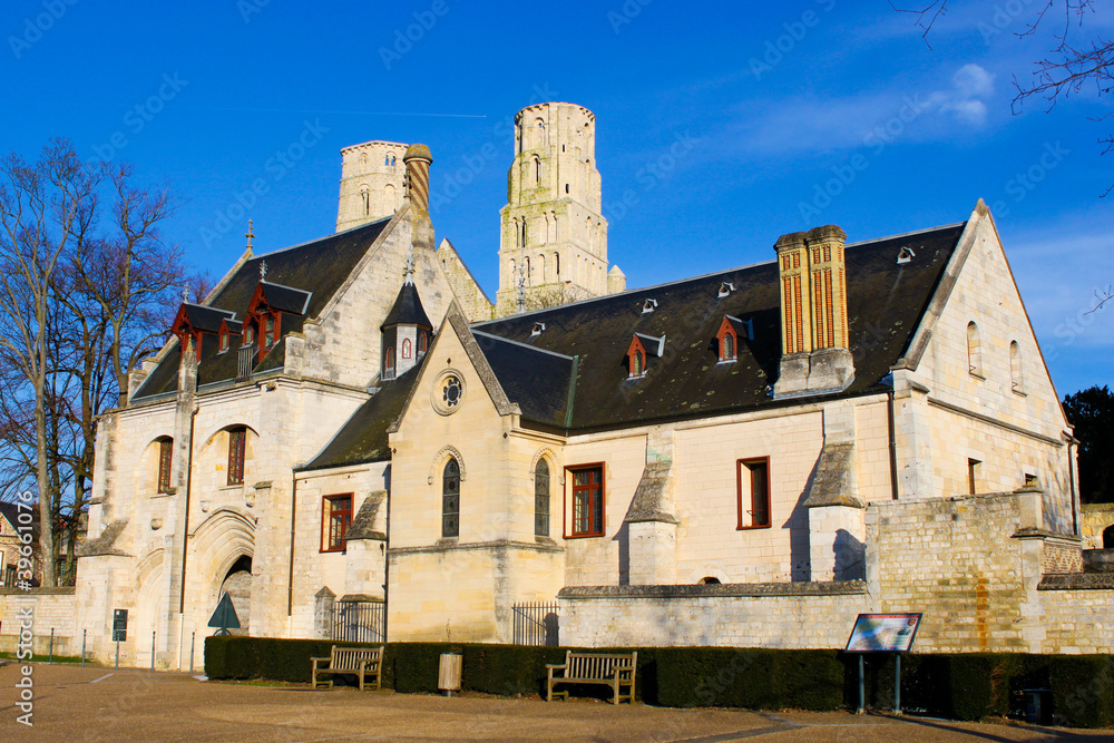 Jumièges en hiver