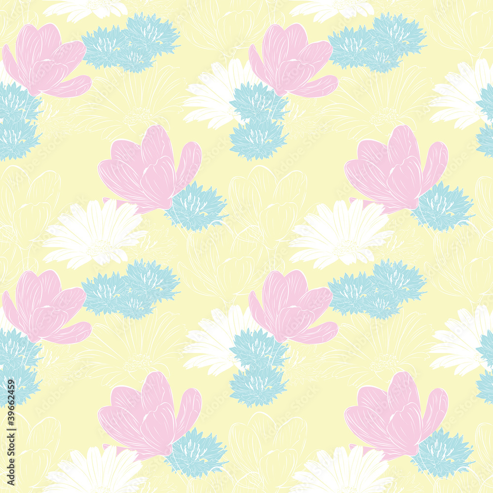 floral seamless background floral seamless background