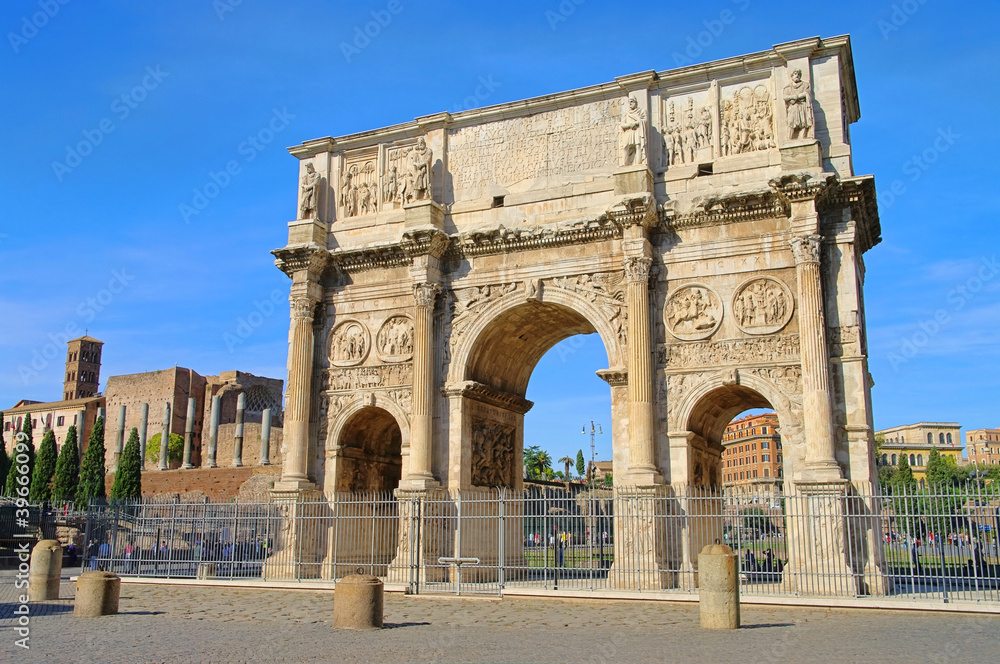 Rom Konstantinsbogen - Rome Arch of Constantine 01