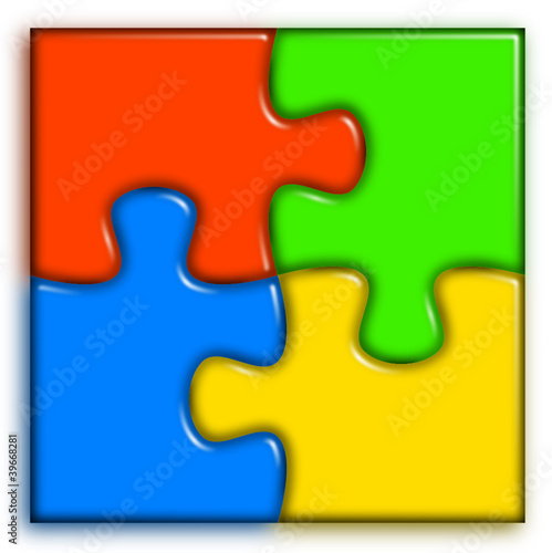 Combined multi-color puzzle 2