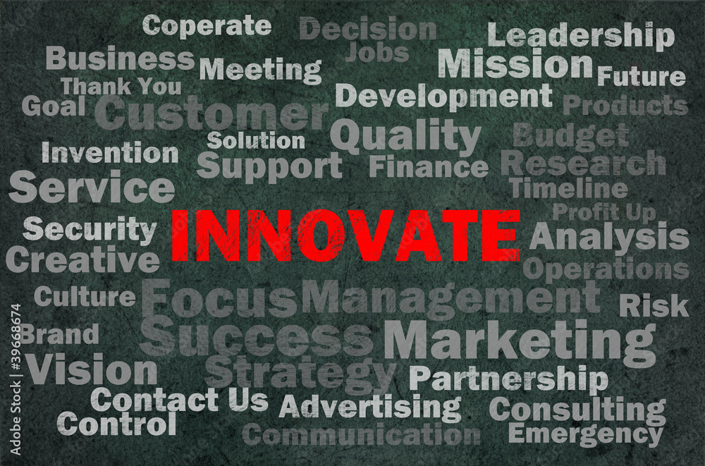 Innovate concept with other related words