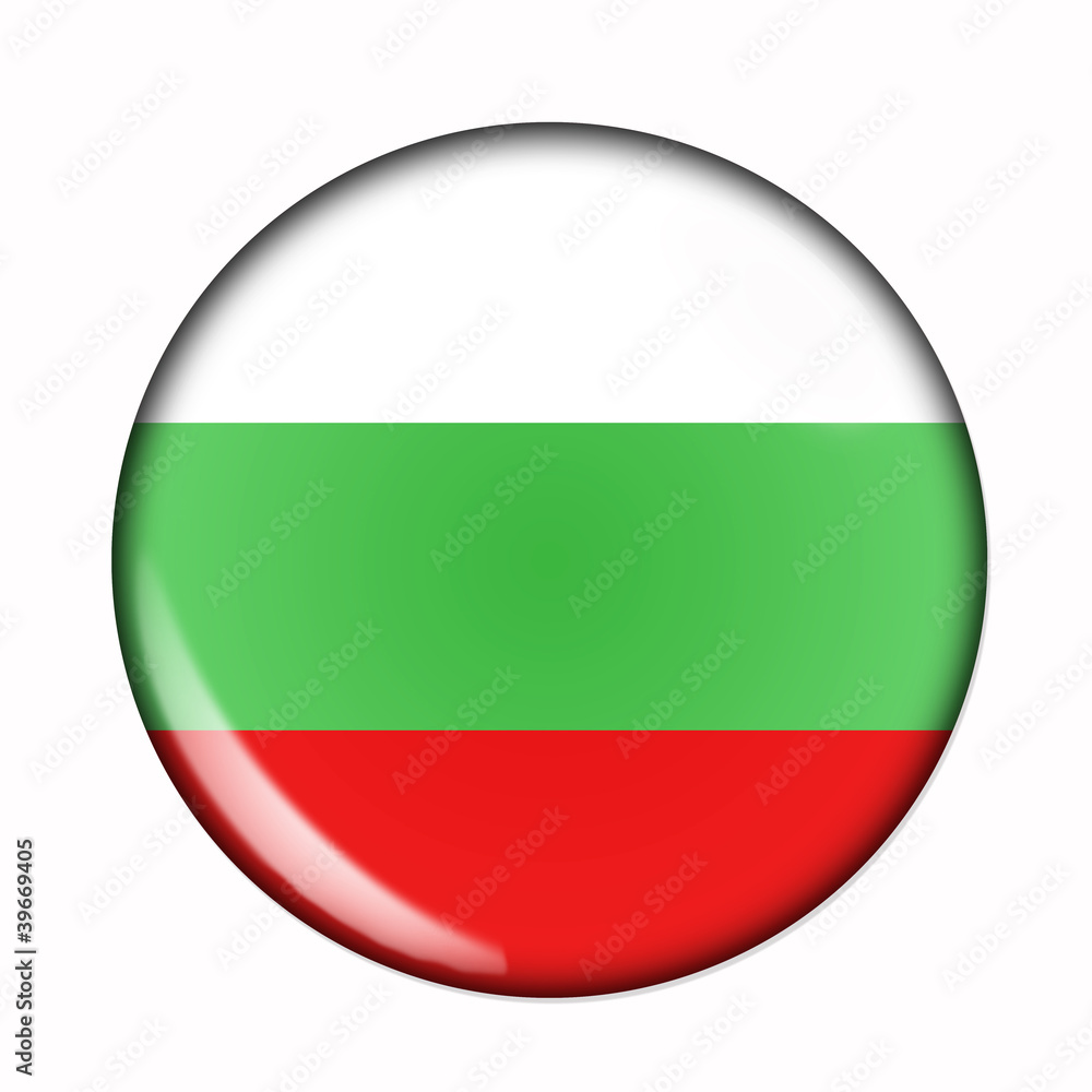 Button flag of Bulgaria Button flag of Bulgaria