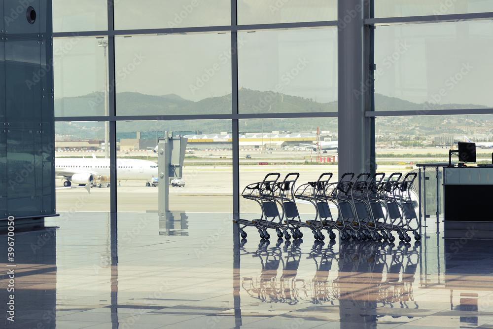Fototapeta premium airport nobody