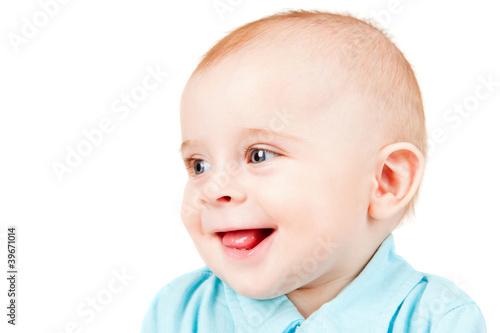 portrait of smiling baby