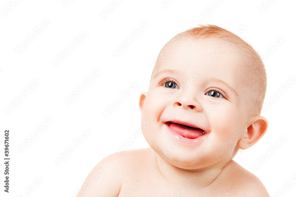 portrait of smiling baby portrait of smiling baby