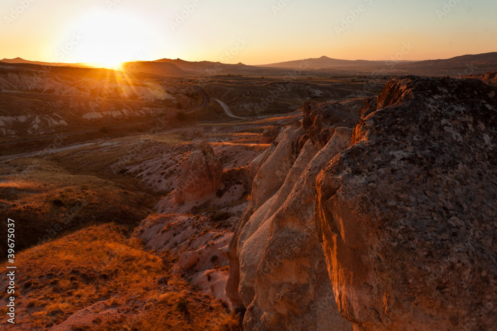 Cappadocia sunset.