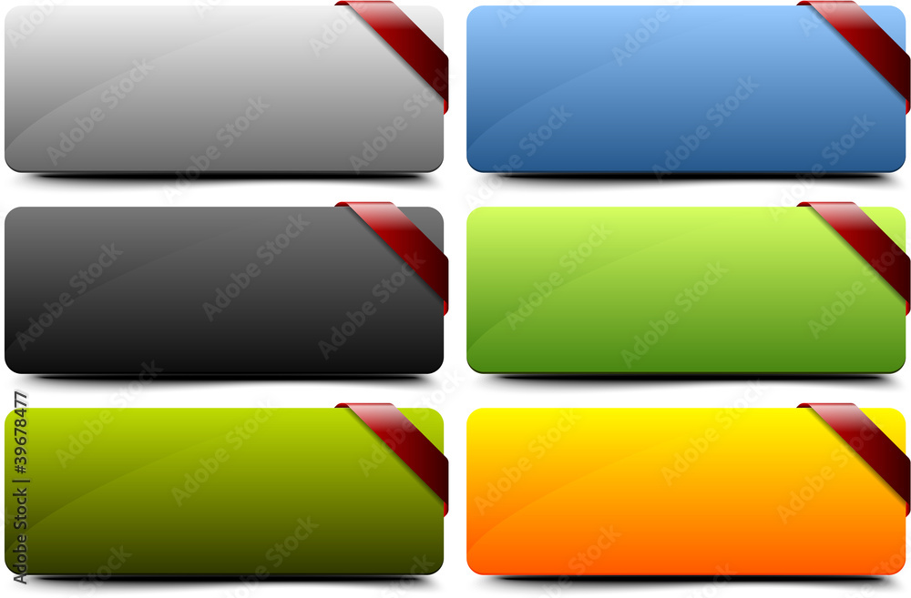 Web buttons Web buttons
