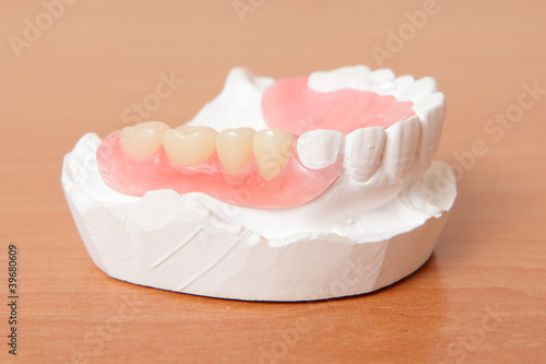 Obraz na plátně acrylic denture (False teeth)