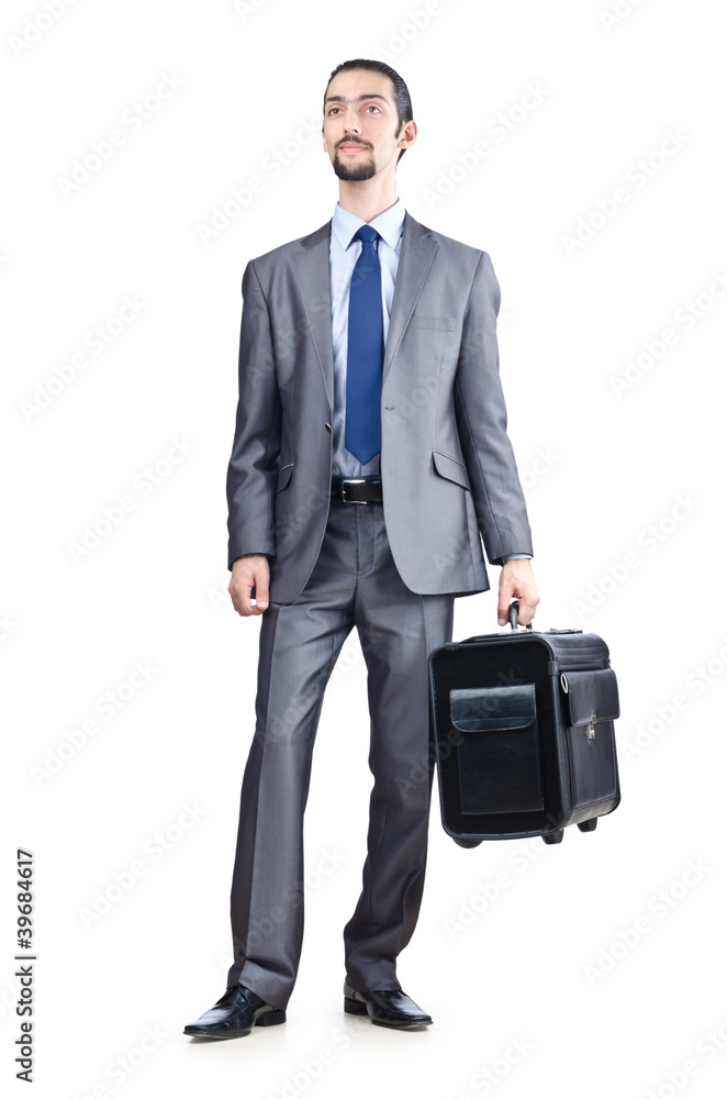 Businessman on his travel days Businessman on his travel days