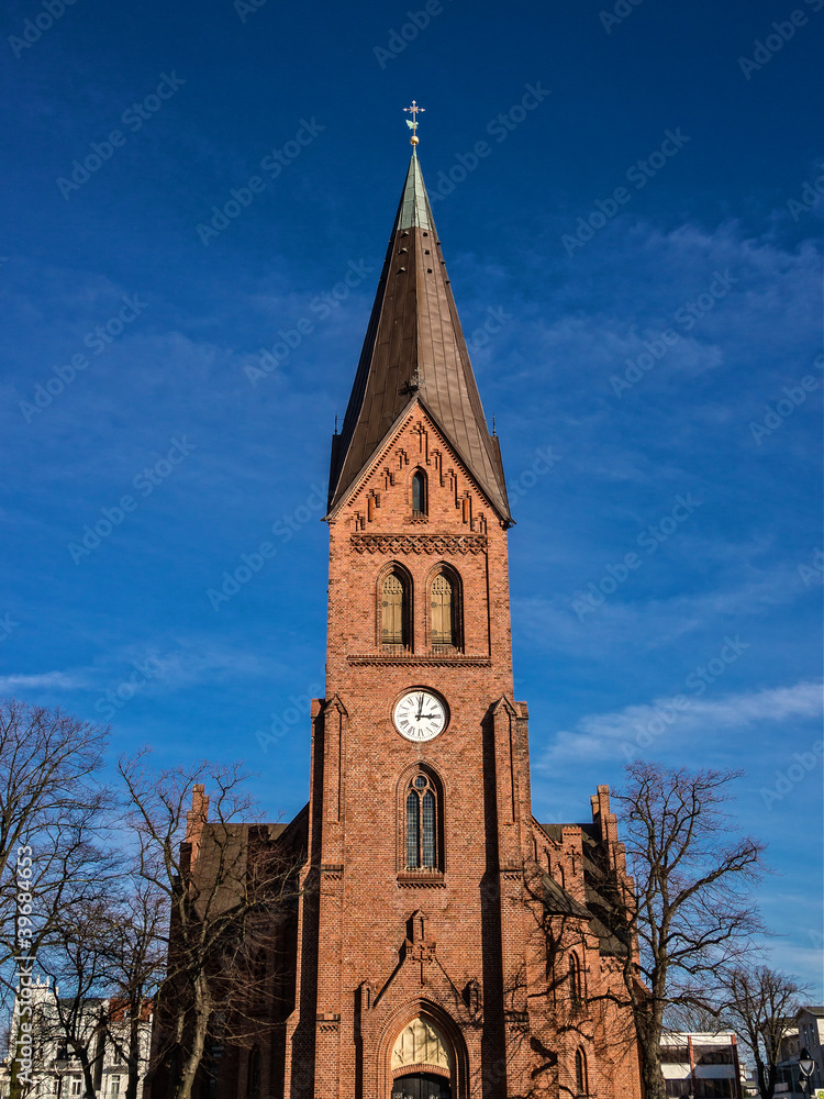 Die Kirche in Warnemünde.