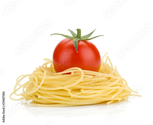 Italian pasta and cherry tomato