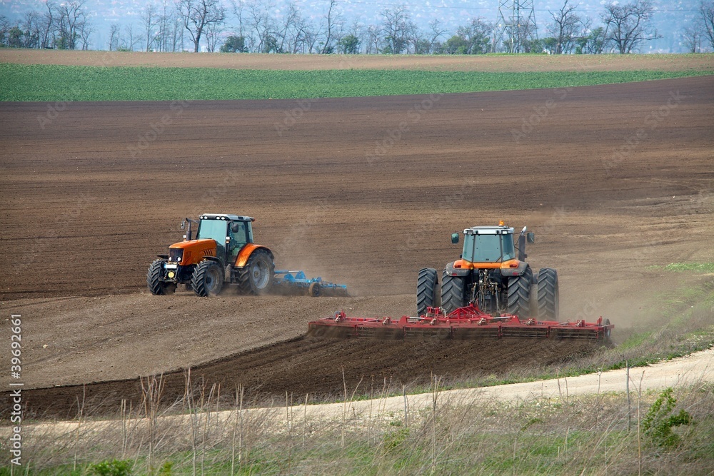 Fototapeta premium Tractor